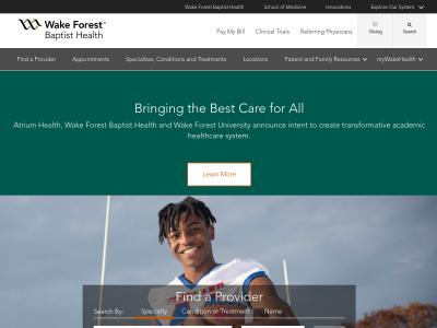 Wake Forest Baptist Health Winston Salem