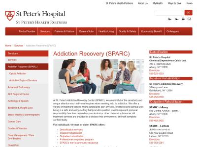 Saint Peters Addiction Recovery Center Latham