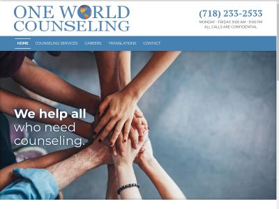One World Counseling LLC Brooklyn