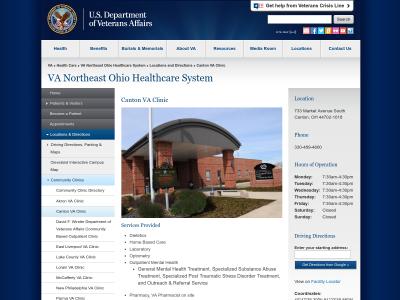 Community Based Outpatient Clinics Canton