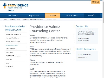 Providence Health And Servs Alaska Valdez