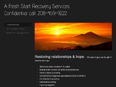 A Fresh Start Recovery Services Caldwell