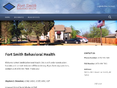 Fort Smith Behavioral Health Inc Fort Smith