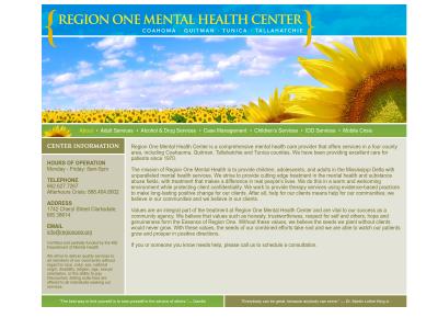 Region I Mental Health Center Tutwiler