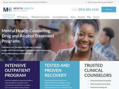 Mental Health Res Substance Abuse Trt Memphis