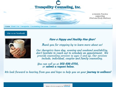Tranquility Counseling Inc Newark
