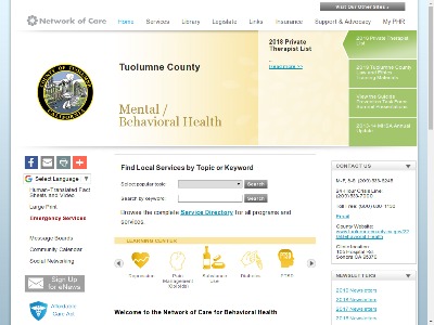 Tuolumne County Behavioral Hlth Servs Sonora