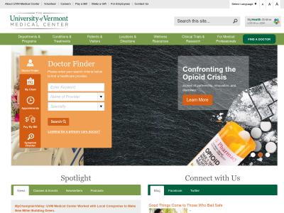 University Of Vermont Medical Ctr Burlington