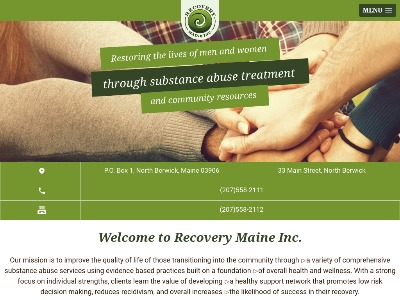 Recovery Maine Inc North Berwick