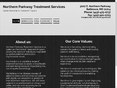 Northern Parkway Trt Servs Inc Baltimore