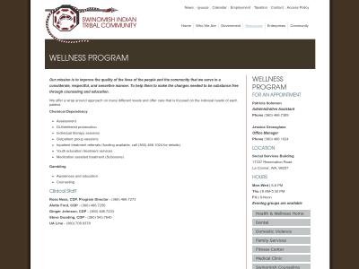 Swinomish Wellness Prog CD Services La Conner