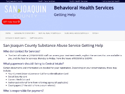 San Joaquin County Behavioral Health French Camp