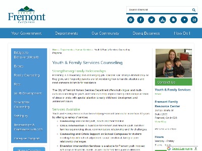 City Of Fremont Youth And Family Servs Fremont