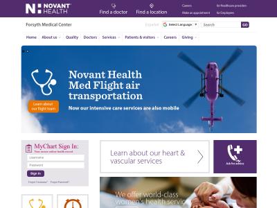 Novant Health Forsyth Medical Center Winston Salem