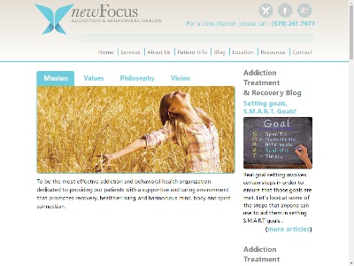 New Focus Addiction And Lawrenceville