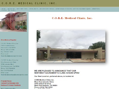 CORE Medical Clinic Inc Sacramento