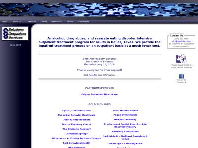 Solutions Outpatient Services Dallas