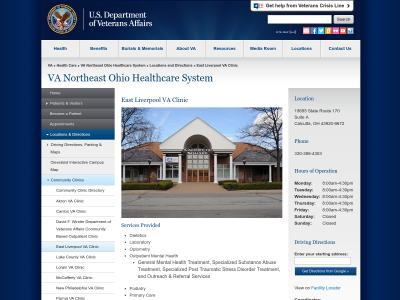 Northeast Ohio VA Healthcare System East Liverpool