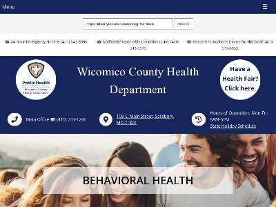 Wicomico Behavioral Health Salisbury